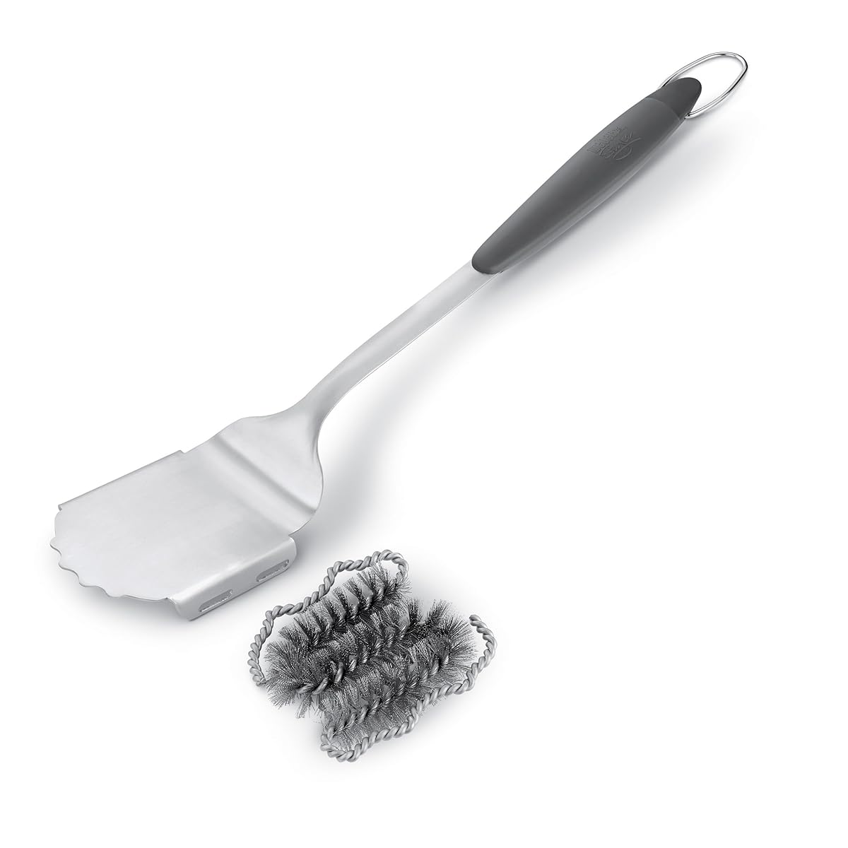 Weber 6708 Style Stainless Steel Grill Brush with Replaceable Head