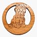 CAMIC designs DOG013M Laser-Etched Yorkshire Terrier Dog Magnets - Set of 6