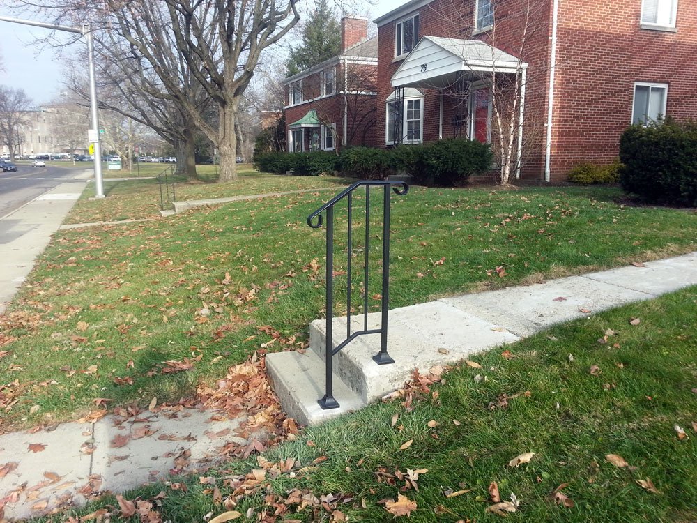 Amazon.com: DIY Iron X Handrail Picket #1 Fits 1 or 2 Steps: Home ...