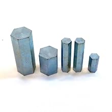ETA hand2mind Hexagonal Masses, Metric (Set of 5)