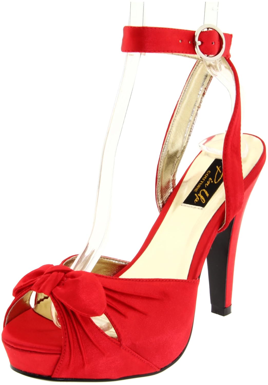Pleaser Women's Bettie-04/R Ankle-Strap