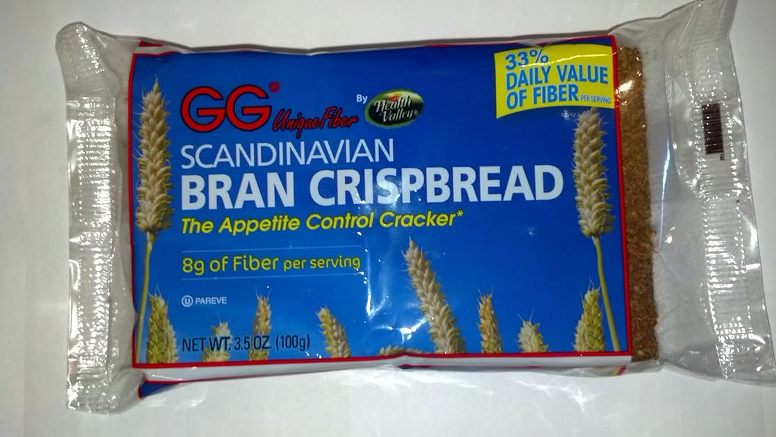 GG Scandinavian Bran Crispbread, 3.5Ounce Packages (Pack of 5