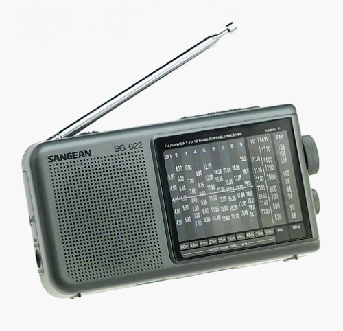 Sangean SG-622 AM/FM 10 Band Shortwave World Band Radio