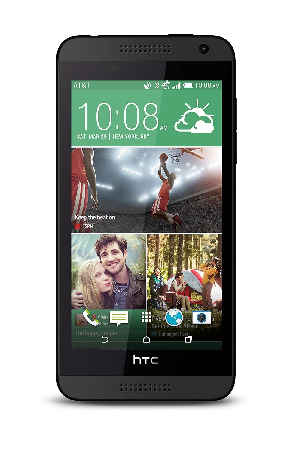 HTC Desire 610 - AT&T GoPhone - No-Contract (Black)