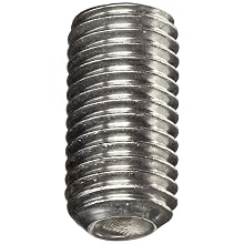 18-8 Stainless Steel Set Screw, Hex Socket Drive, Cup Point