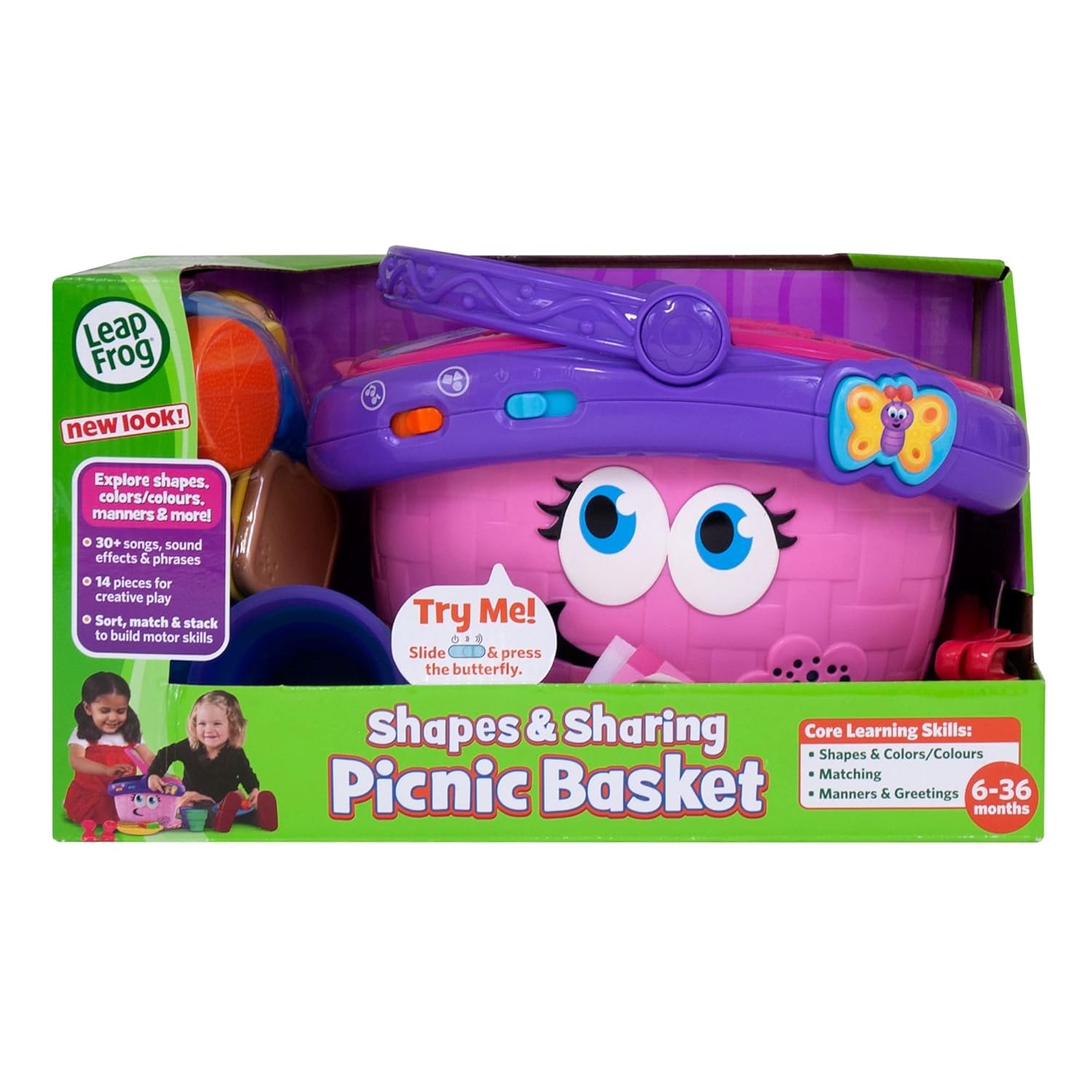 LeapFrog Shapes And Sharing Picnic Basket , New, Free Shipping eBay