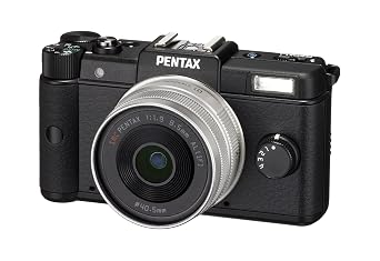 Pentax Q 12.4 MP CMOS Sensor Kit with 8.5mm 1.9 AL [IF] Prime Lens(Black)