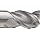 Niagara Cutter AN345R Carbide End Mill with Wiper Flat for Aluminum, Extended Reach (Neck Style), TiCN Coated, 3 Flutes, Radiused-Corner End