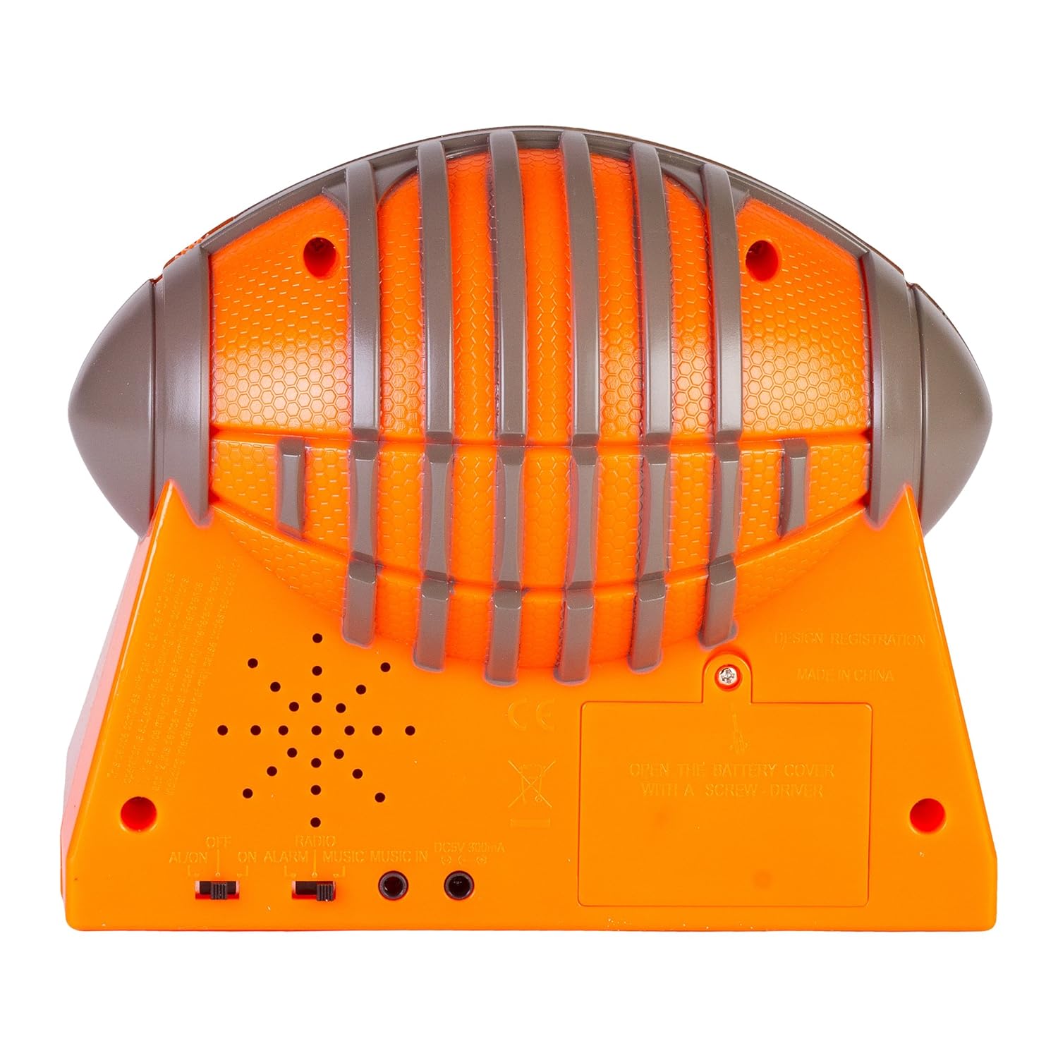 New!! Nerf Football Alarm Clock Radio 52356 Retail Packaging + Free