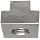 Stainless Steel T-Slot Nut, Black Oxide Finish, Grade 2, Right Hand Threads, Class 2B 3/4"-10 Threads, 1" Height Slot Depth, Made in US