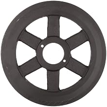 Martin FHP Sheave, MST Bushed, 4L/5L or B Belt Section, 2 Grooves, Class 30 Gray Cast Iron