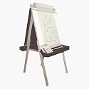 Paper Holder Easel (Adjustable) w/ Wooden Paint Trays
