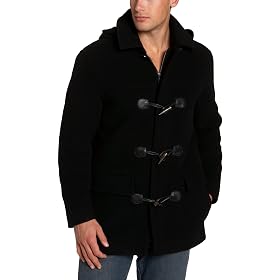 Marc New York Mens Wool Toggle Duffle Coat by Men's Wool Coats