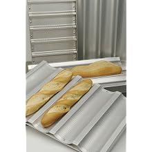 Focus Foodservice Commercial Bakeware 3 Count 26-Inch Baguette Pan