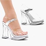501 Brook, 5 Inch Chunky Heel Sandal, by Ellie Shoes at Shoes by EHH