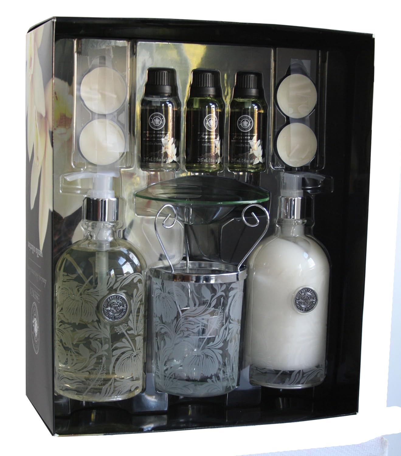 Essenza Aroma Oil Burner Set Hand Soap Lotion Vanilla Collection eBay