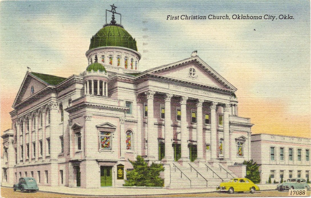 Amazon.com : 1940s Vintage Postcard First Christian Church ...
