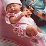 Mini La Newborn 9.5 Pink Blanket Caucasian Berenguer Doll