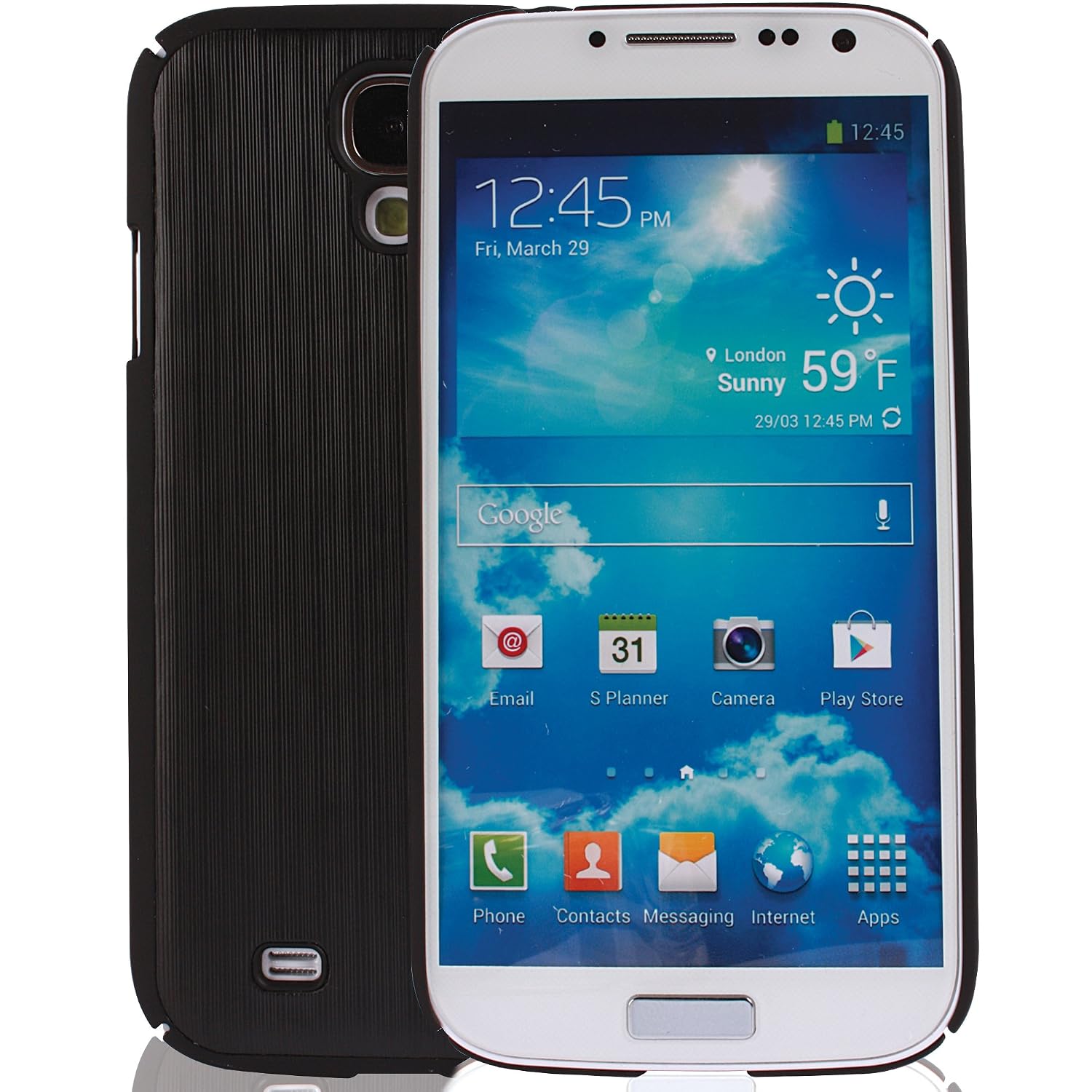 Jarv Brushed Carbon Series Cover Case for Samsung Galaxy S4