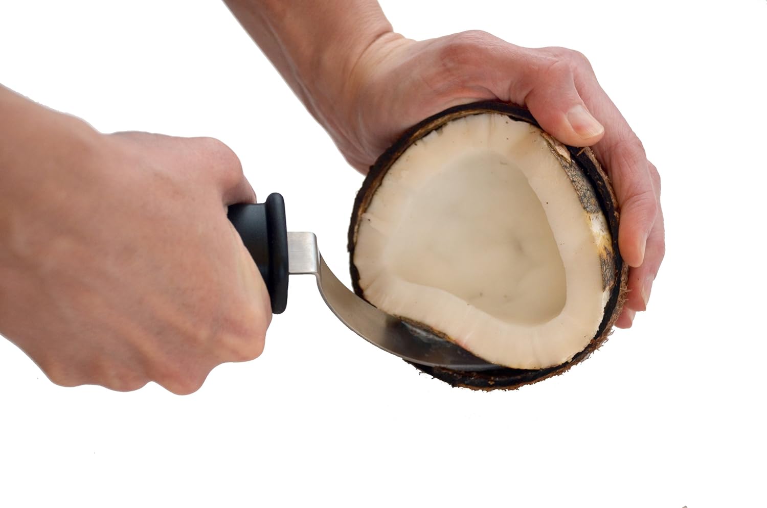 Coconut Tool Stainless Steel Raw Meat Removal Knife Cutter Scraper