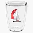 Sailboat 16 oz Insulated Beverage Tumbler, Clear