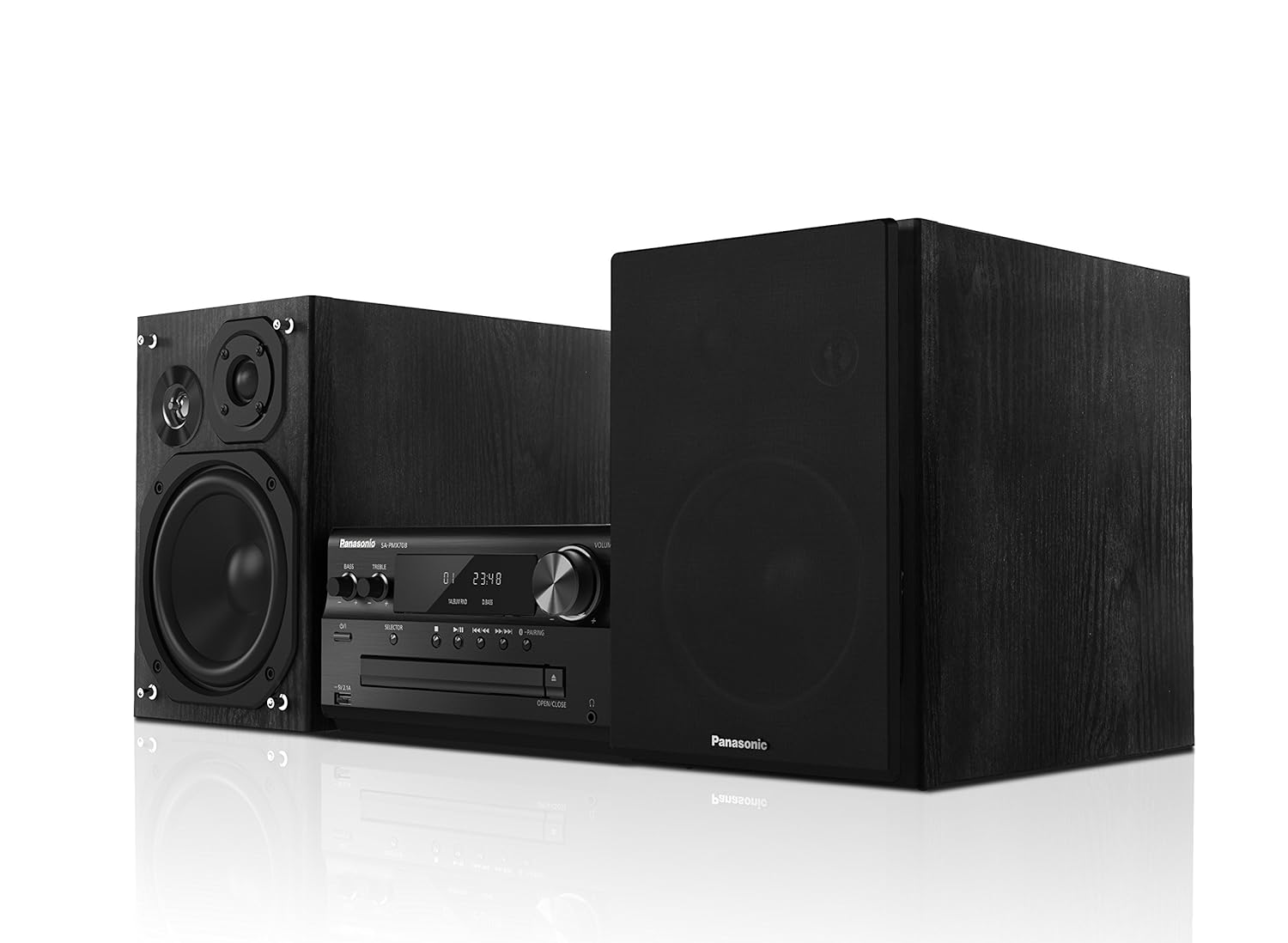 Panasonic SCPMX70BEGK Micro HiFi System (CD Player, DAB Bluetooth, USB