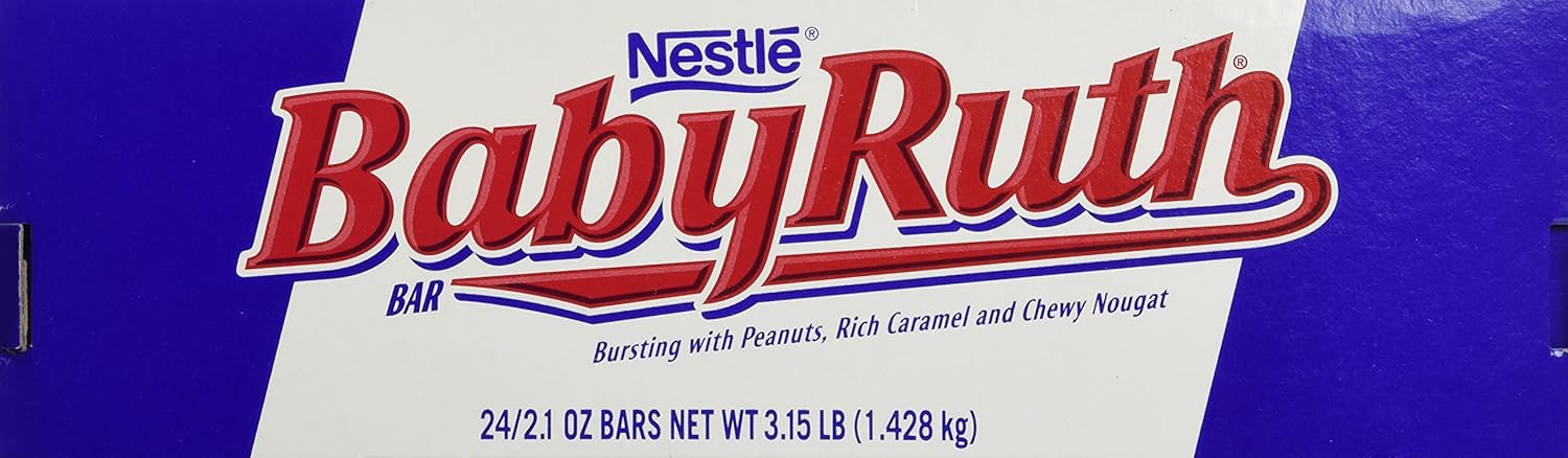 Amazon.com : Baby Ruth Candy Bars 24ct 2.1 oz bars : Candy And ... Amazon.com : Baby Ruth Candy Bars 24ct 2.1 oz bars : Candy And ...