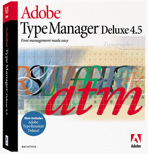 Adobe Type Manager 4.5 Deluxe for Mac
