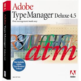 Adobe Type Manager 4.5 Deluxe for Mac by