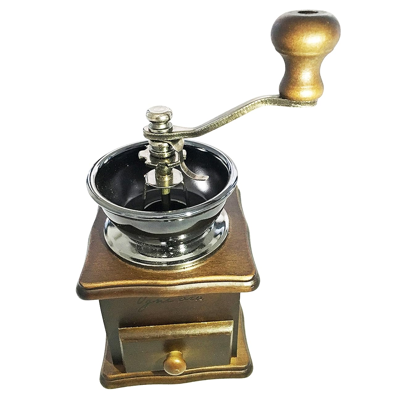 Premium Adorable Manual Hand Coffee Bean Grinder of Solid Beech Wood