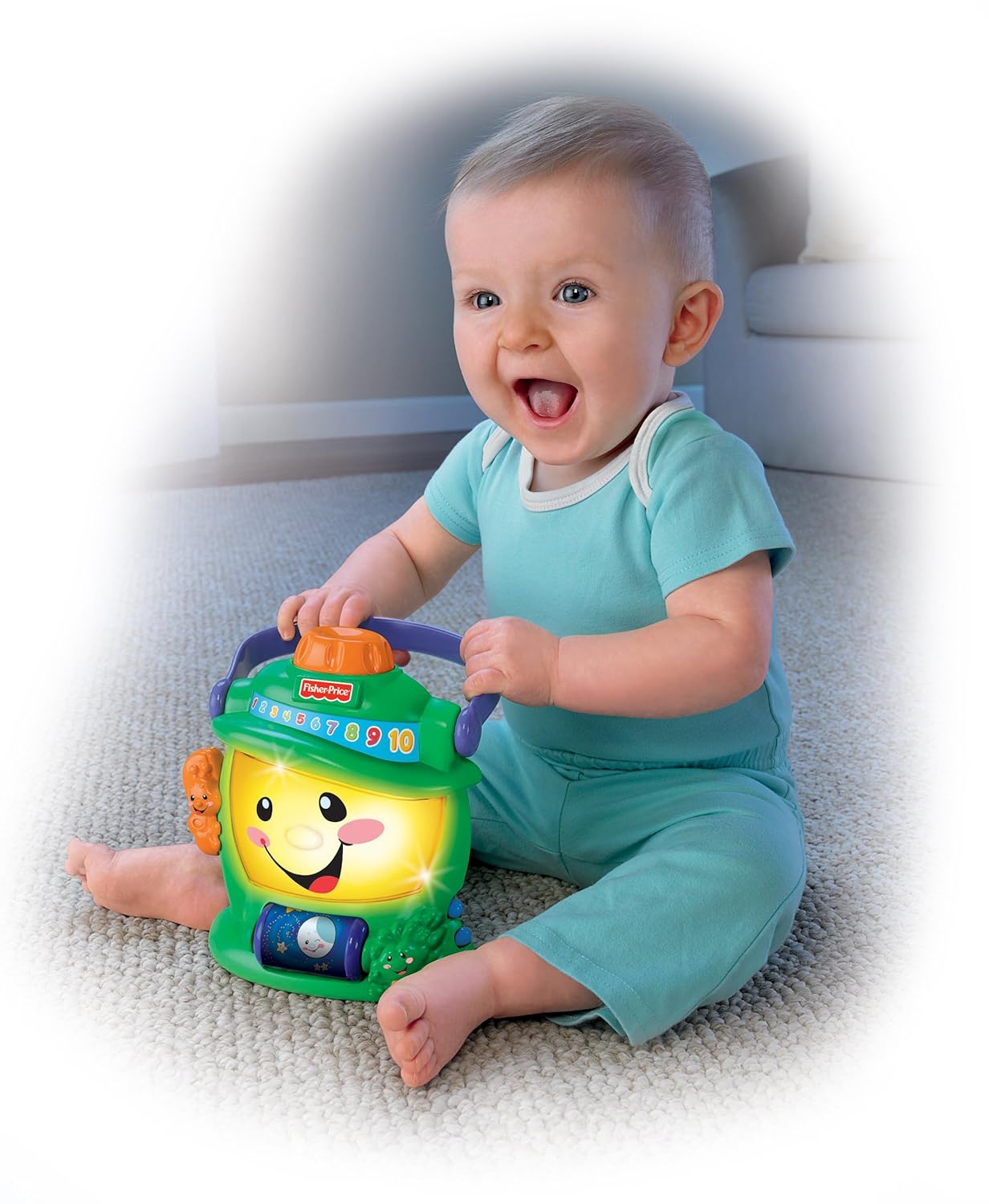 费雪音乐学习早教机 宝宝灯光灯笼Fisher-Pric