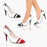 VANITY-428, 4'' Two Tone Pump in 2 Colors up to Size 16