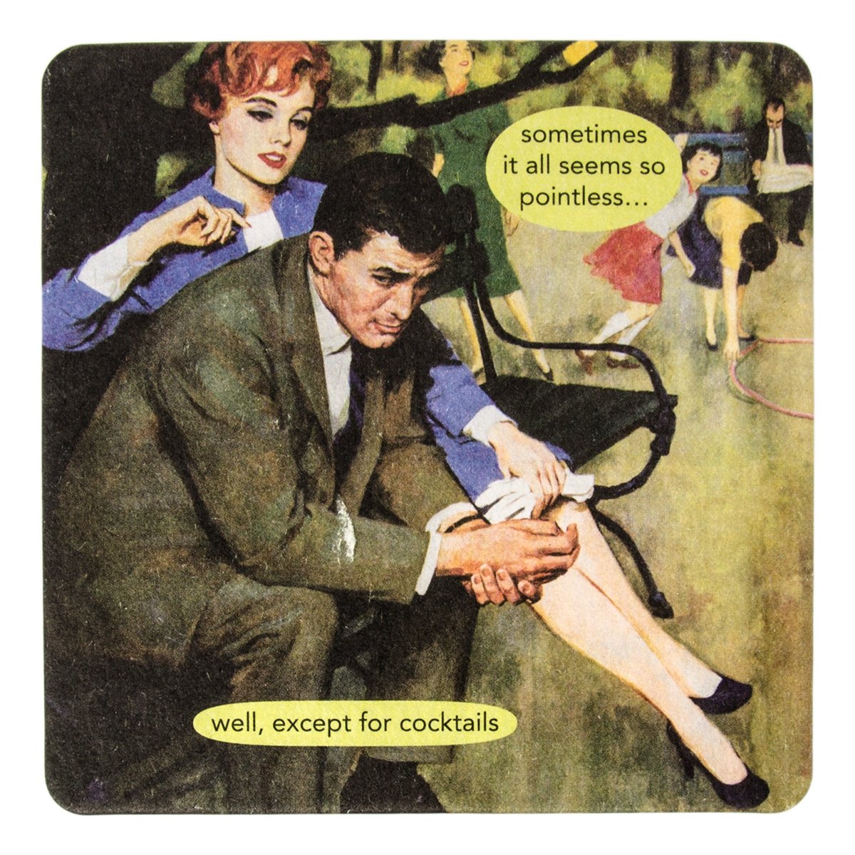 Anne Taintor 18pc Drink Coasters Set For Drinks Glasses Funny Unique Quotes & Photos