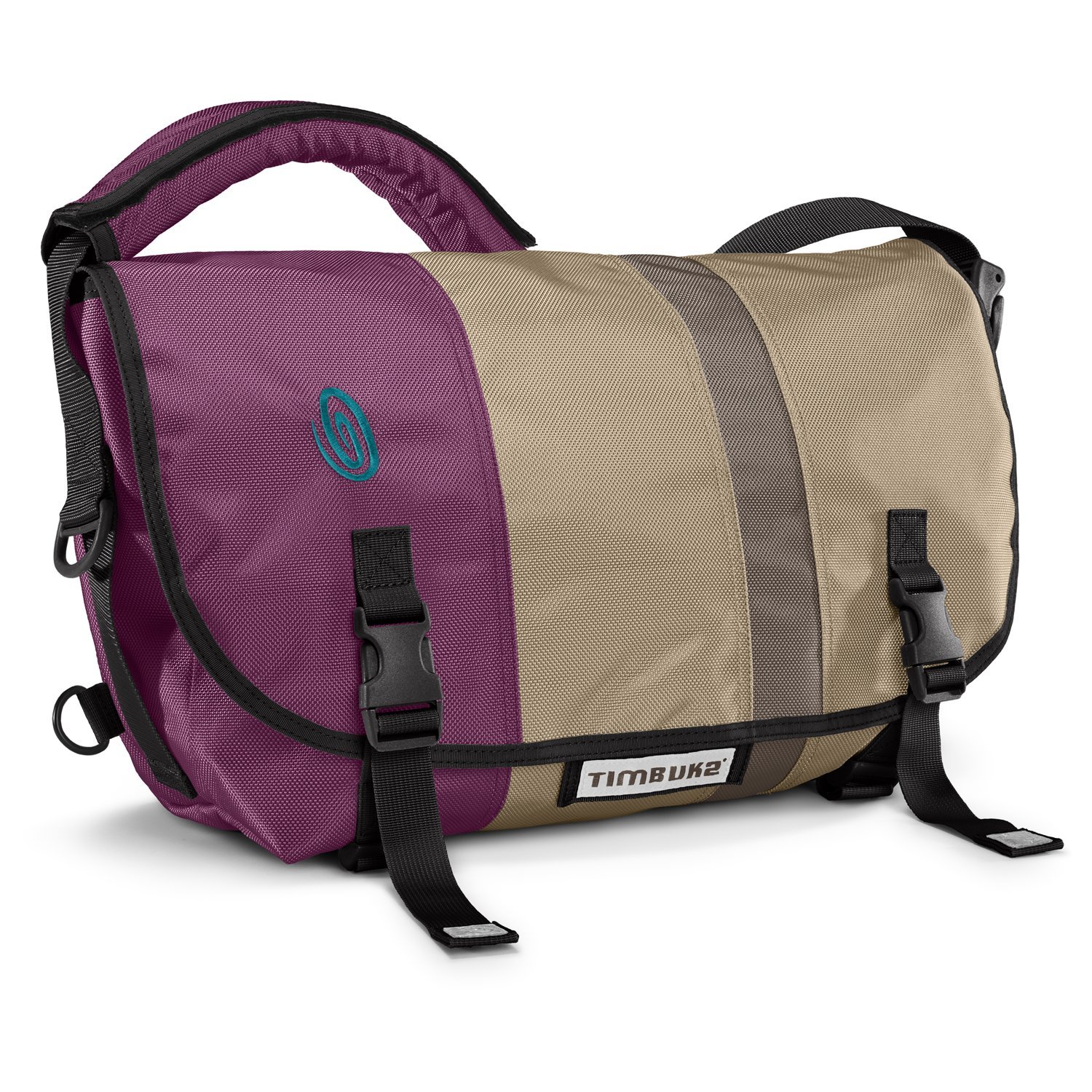 Timbuk2 D-Lux Messenger Race Stripe Bag, Potrero Village Violet Barley Timbuk2 D-Lux Messenger Race Stripe Bag, Village Violet Barley Potrero