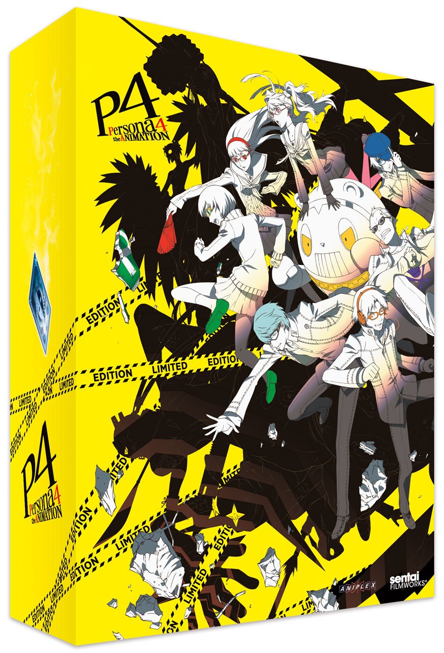 Persona 4 The Animation Complete Collection Blu Ray Dvd Combo