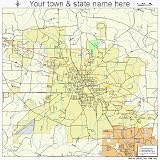 Huge Street & Road Map of Albertville, Alabama AL - Printed
poster size wall atlas of your home town