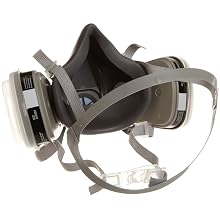 3M Low-Maintenance Half-Mask Organic Vapor P95 Respirator Assembly, Large