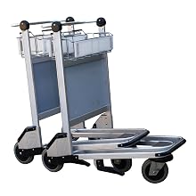 Vestil LUG-B Nestable Multi-Use Cart with Bar Handle, Polyurethane Wheels, 550 lb. Load Capacity, 39" Height x 26-1/2" Width x 39-1/2" Depth
