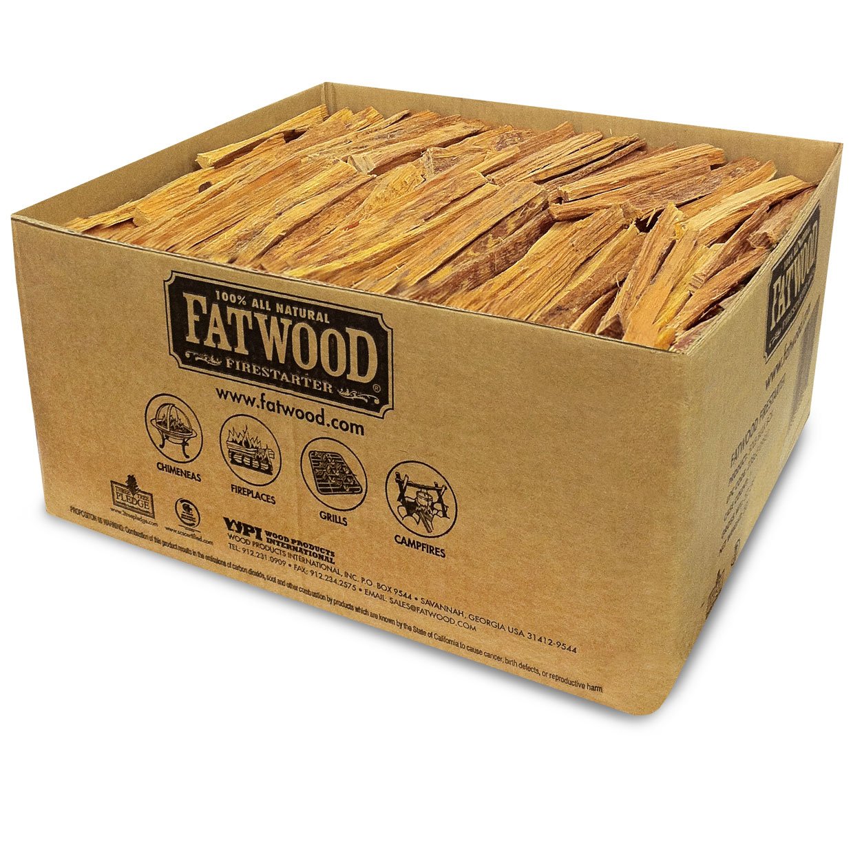 Fatwood Firestarter 9951 1.25 Cubic Feet Fatwood for Fireplace in Bulk