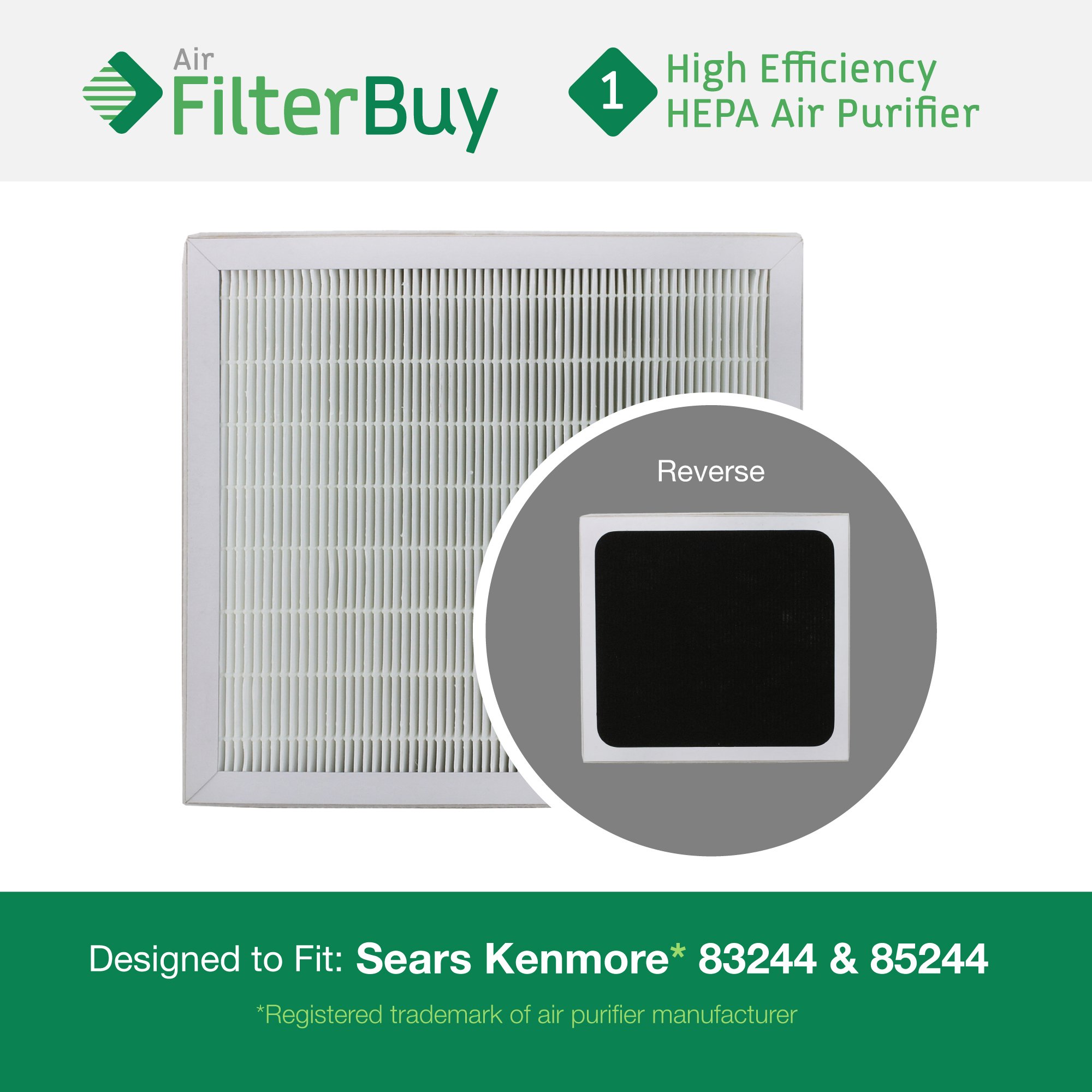 83159 Sears HEPA Filter AFB HEPA. Fits Sears Kenmore air cleaner