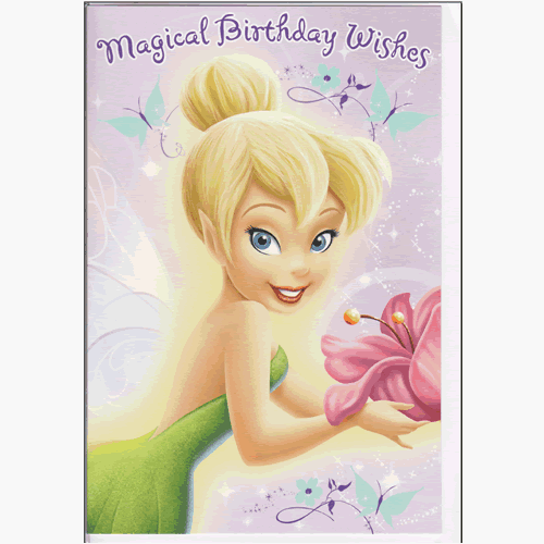 Disney Tinkerbell Magical Birthday Wishes Card - General Open Card ... Disney Tinkerbell Magical Birthday Wishes Card - General Open Card ...