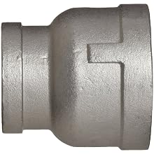 Stainless Steel 304 Cast Pipe Fitting, Reducing Coupling, Class 150, NPT Female
