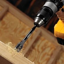 DEWALT DW1583 1-1/8-Inch by 6-Inch Spade Drill Bit