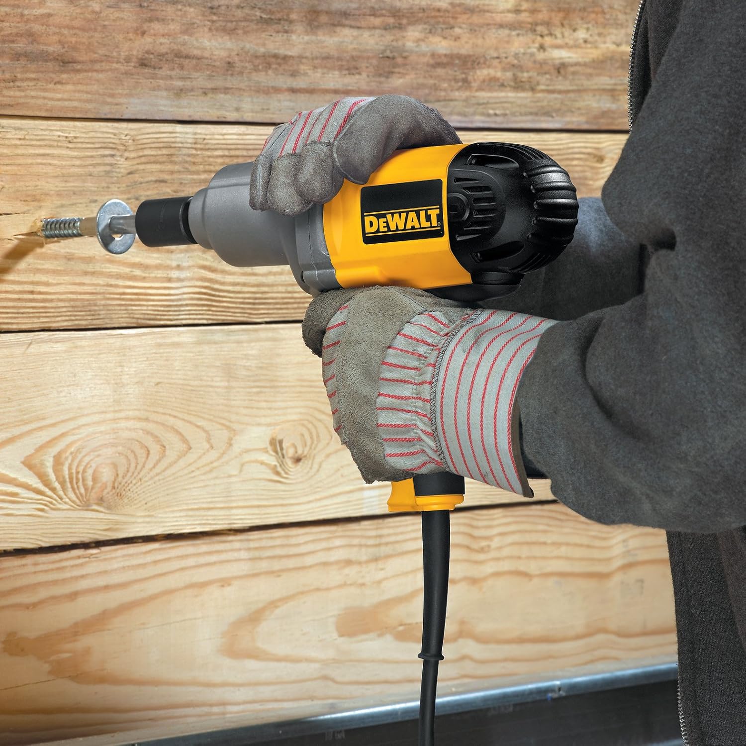 DEWALT DW292 7.5Amp 1/2Inch Impact Wrench with Detent Pin Anvil Power Impact