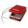 SentrySafe P005CR 0.05 Cubic Foot Combination Compact Safe, Red