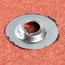 Merit Abrasotex Nonwoven Abrasive Buffing Disc, Nylon Backing, PowerLock Type II Quick-Change, Waterproof