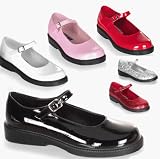 MARYJANE-05, Children's Maryjane Shoe in 4 Colors - Perfect for Costumes or Halloween