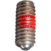 Jergens 11103 Stainless Steel Ball Plunger, Fine Thread, 303 Stainless Steel6-40 Thread, Without Locking Element