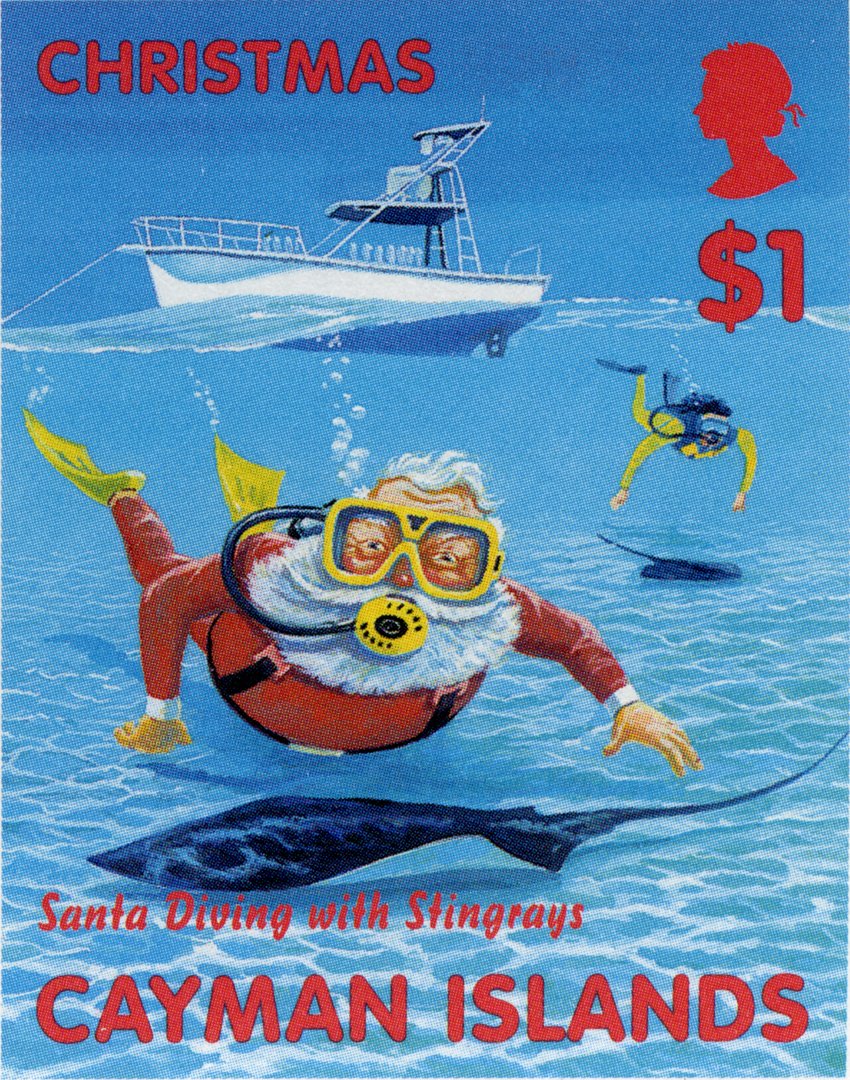 Cayman Island Christmas Stamp