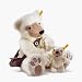 Steiff Father and Son Polar Bear Set - Wool White
